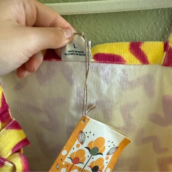 NWT Lucy & Yak Mini Pini Corduroy Dungaree Dress Size L - Picture 4 of 4